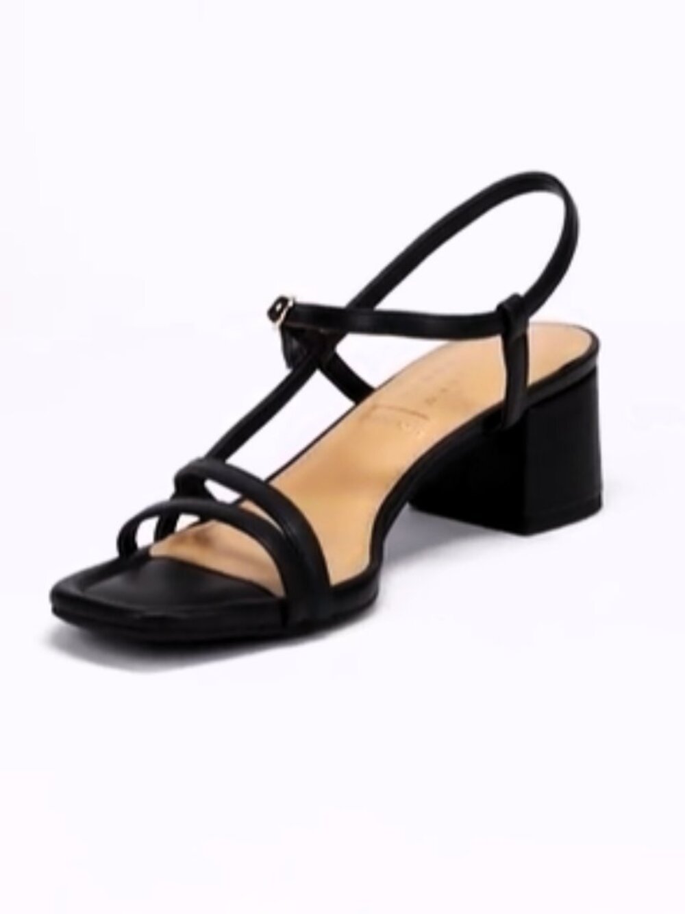 Black Sandals Low Heel Chunky Lauren Conrad Emerald 8.5 NEW 💜 RETAIL $55-